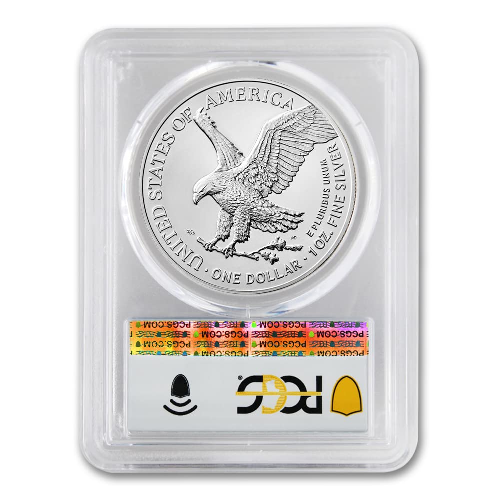 2023 (W) 1 oz American Silver Eagle Coin MS-70 (First Strike - Struck at The West Point Mint) $1 PCGS MS70